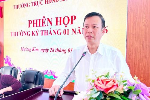 Thường trực HĐND xã Mường Kim: Phiên họp thường kỳ tháng 1 năm 2026