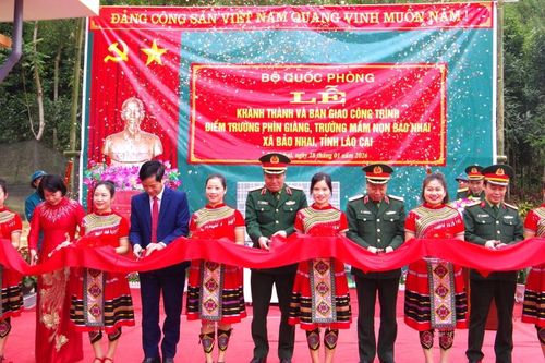 Khánh thành điểm trường Phìn Giàng, Trường Mầm non Bảo Nhai