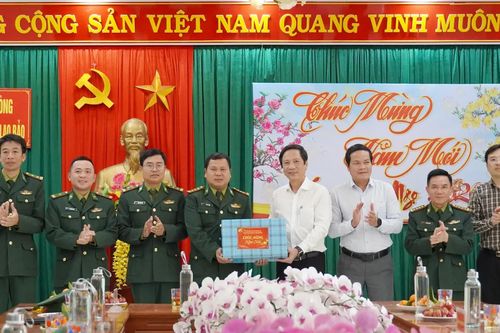 Đồng chí Phó Chủ tịch Thường trực UBND tỉnh thăm, chúc Tết các địa phương, đơn vị