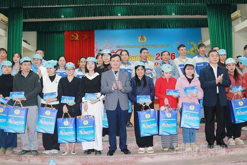 Liên đoàn Lao động tỉnh tổ chức Chương trình 'Tết Sum vầy – Xuân ơn Đảng' năm 2026