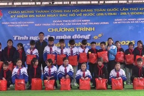 Chương trình 'Tình nguyện mùa đông', 'Xuân tình nguyện' năm 2026 tại xã Hạ Lang