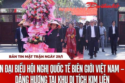 Bản tin Mặt trận sáng 29/1