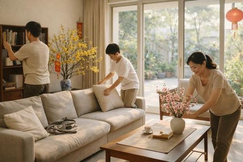 Tết bắt đầu từ những ngày dọn dẹp cuối năm