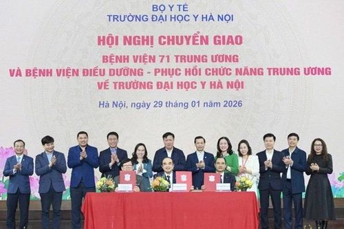 Chuyển giao Bệnh viện 71 Trung ương; Bệnh viện Điều dưỡng-Phục hồi chức năng Trung ương về Trường đại học Y Hà Nội