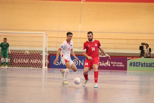 Thắng futsal Lebanon 2-0, futsal Việt Nam giành trọn 3 điểm