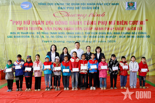 Phụ nữ Binh đoàn 20: Thắp lửa mùa đông, lan tỏa nghĩa tình vùng cao Tuyên Quang
