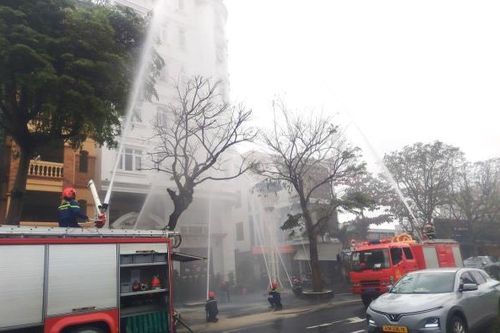 Thực tập phương án phối hợp chữa cháy và cứu nạn cứu hộ khách sạn cao tầng