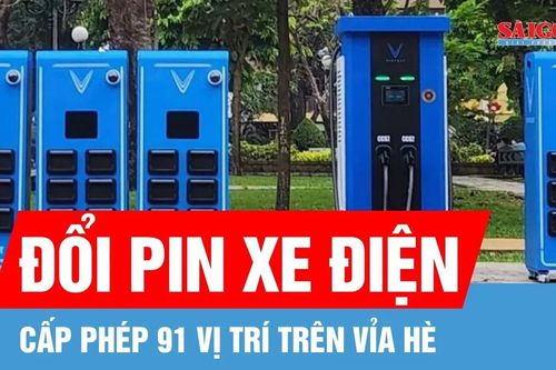 Sở Xây dựng TPHCM đã cấp phép 91 vị trí tủ đổi pin trên vỉa hè