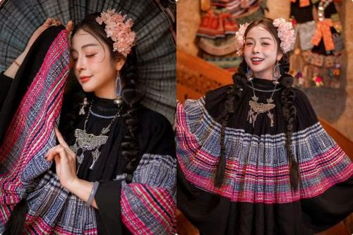 Jennifer Phạm hóa cô gái vùng cao, khoe sắc giữa núi rừng Sa Pa