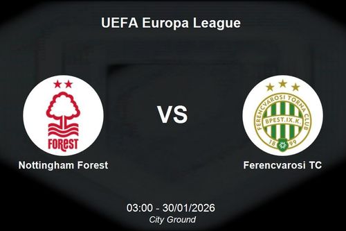 Nhận định Nottingham Forest vs Ferencvarosi TC - UEFA Europa League