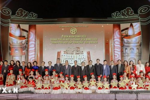 Lễ đón nhận danh hiệu Hà Nội là thành viên Mạng lưới Thành phố học tập toàn cầu