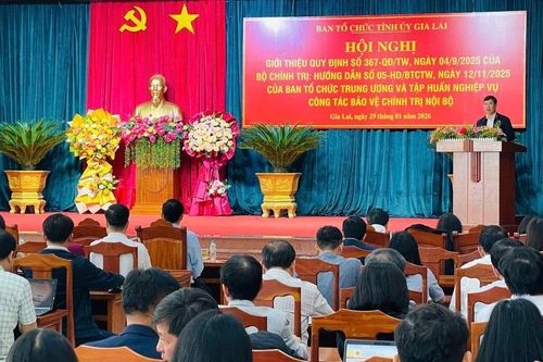 Hơn 400 đại biểu dự hội nghị giới thiệu các văn bản của Trung ương và tập huấn công tác bảo vệ chính trị nội bộ
