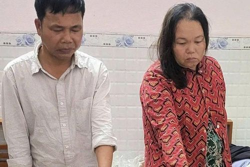 Công an xã An Lương bắt quả tang 2 vợ chồng chuyên móc túi ở chợ