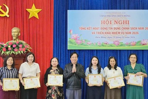 Phường Diên Hồng phấn đấu tăng trưởng dư nợ tín dụng chính sách đạt 10-15%