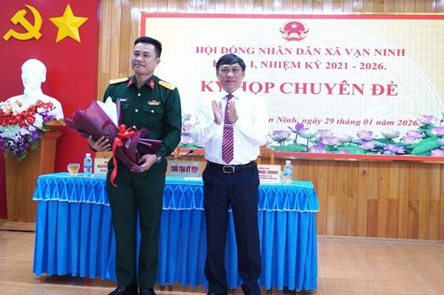 Kỳ họp chuyên đề HĐND xã Vạn Ninh khóa I