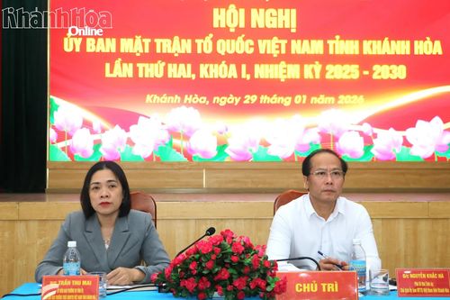 Hội nghị Ủy ban MTTQ Việt Nam tỉnh Khánh Hòa lần thứ hai, khóa I, nhiệm kỳ 2025 - 2030