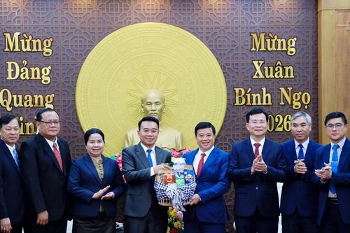 Lãnh đạo tỉnh Lâm Đồng tiếp Đoàn công tác tỉnh Champasak