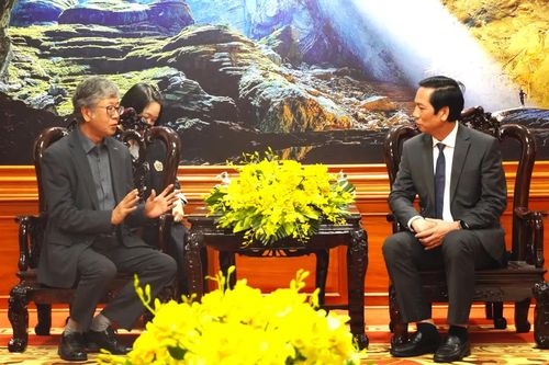 Lãnh đạo tỉnh tiếp xã giao đoàn công tác Văn phòng KOICA Việt Nam