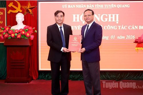 Công bố quyết định về công tác cán bộ tại Sở Công thương
