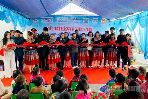Khánh thành điểm trường Khủng Cáng