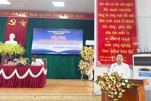 Ngành Công Thương Quảng Ngãi tổng kết công tác năm 2025 và triển khai nhiệm vụ năm 2026