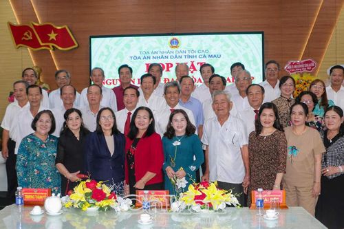 Tri ân các thế hệ lãnh đạo Tòa án nhân dân tỉnh Cà Mau