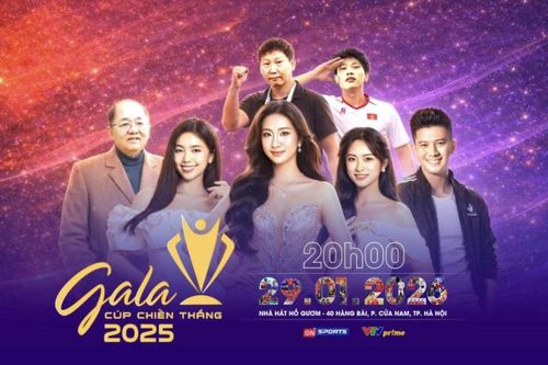 HLV Kim Sang-sik, Nguyễn Đình Bắc được vinh danh tại Cúp Chiến thắng 2025
