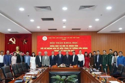 Khoa học xã hội và nhân văn góp phần bảo vệ nền tảng tư tưởng của Đảng