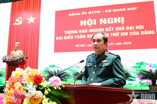 Toàn quân tự chủ, tự cường, tự tin tiến mạnh trong kỷ nguyên mới