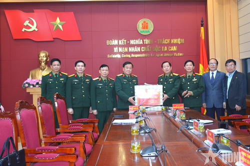 Thượng tướng Hoàng Xuân Chiến: Vận động mọi nguồn lực hỗ trợ nạn nhân chất độc da cam/dioxin