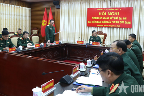 LLVT Quân khu 1 quán triệt Nghị quyết Đại hội XIV vào thực tiễn nhiệm vụ