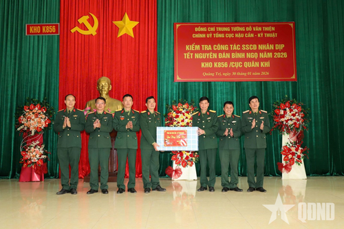 Trung tướng Đỗ Văn Thiện: Kho quân khí chú ý phòng, chống cháy nổ, bảo đảm an toàn