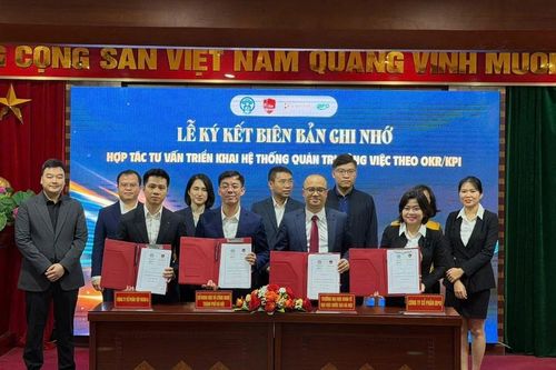 Trường Đại học Kinh tế – ĐHQGHN ký kết triển khai quản trị công việc theo OKR/KPI