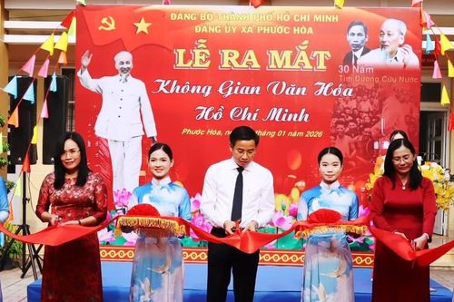 Xã Phước Hòa có thêm một 'Không gian Văn hóa Hồ Chí Minh'