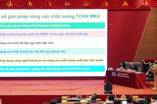 Giai đoạn 2022-2025, Tạp chí khoa học ĐH Cửu Long đăng tải 228 bài báo khoa học