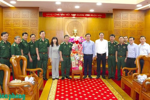Thiếu tướng Trần Ngọc Hữu cùng đoàn công tác thăm, chúc Tết Thành ủy thành phố Hồ Chí Minh và Bệnh viện Quân y 175