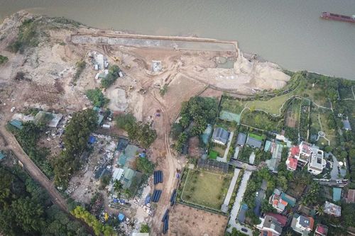 Hà Nội cho phép thi công cống xuyên đê sông Hồng