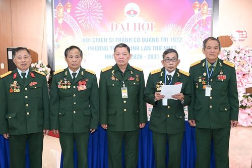 Đại hội Hội Chiến sĩ Thành cổ Quảng Trị 1972 phường Thành Vinh lần thứ I