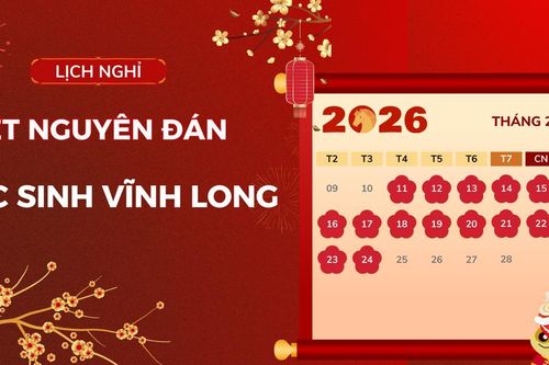 Lịch nghỉ Tết Âm lịch 2026 của học sinh Vĩnh Long