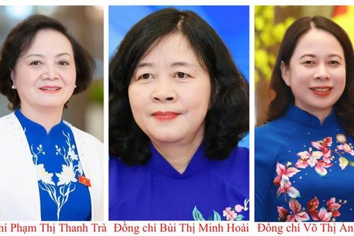Tiểu sử 3 nữ Bí thư Trung ương Đảng khóa XIV