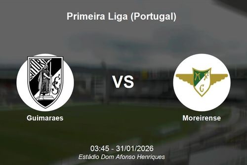 Nhận định Guimaraes vs Moreirense - Tâm điểm vòng đấu tại Primeira Liga