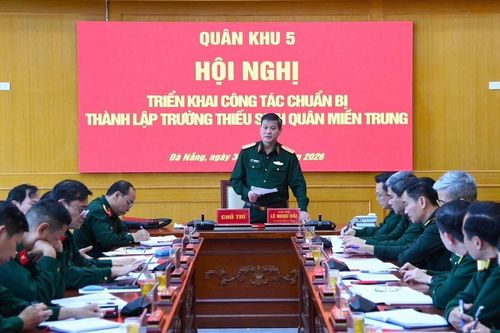 Triển khai công tác chuẩn bị thành lập Trường Thiếu sinh quân miền Trung
