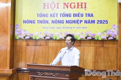 Đồng Tháp: Tổng kết Tổng điều tra nông thôn, nông nghiệp năm 2025