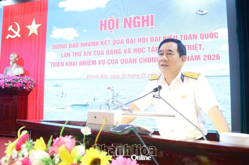 Vùng 4 Hải quân quán triệt, triển khai nhiệm vụ năm 2026