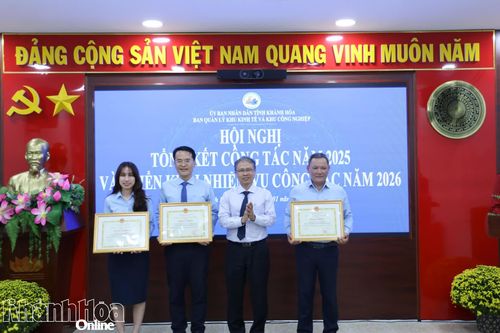Ban Quản lý Khu kinh tế và Khu công nghiệp tỉnh Khánh Hòa phấn đấu thu hút vốn đầu tư hơn 128 nghìn tỷ đồng năm 2026