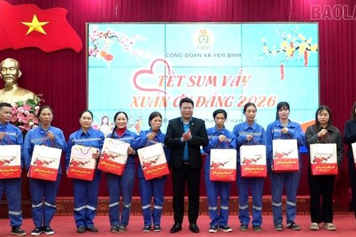 Công đoàn xã Yên Bình tổ chức Chương trình 'Tết Sum vầy - Xuân ơn Đảng' năm 2026