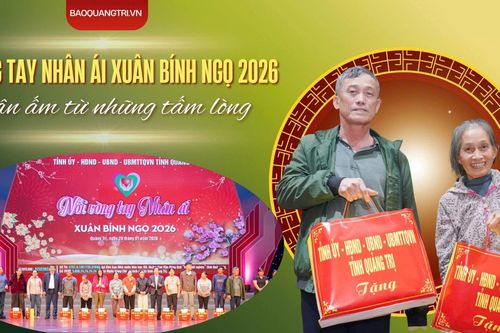 'Nối vòng tay nhân ái' Xuân Bính Ngọ 2026: Xuân ấm từ những tấm lòng
