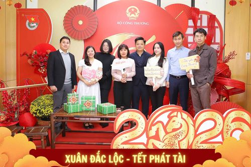 Rộn ràng không khí check-in đón Tết tại Bộ Công Thương