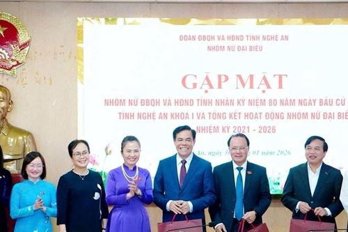 Nghệ An: Gặp mặt, tổng kết hoạt động của Nhóm nữ đại biểu Quốc hội và HĐND tỉnh, nhiệm kỳ 2021 – 2026