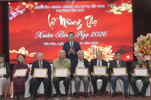 Phường Yên Hòa tổ chức Lễ mừng thọ Xuân Bính Ngọ 2026